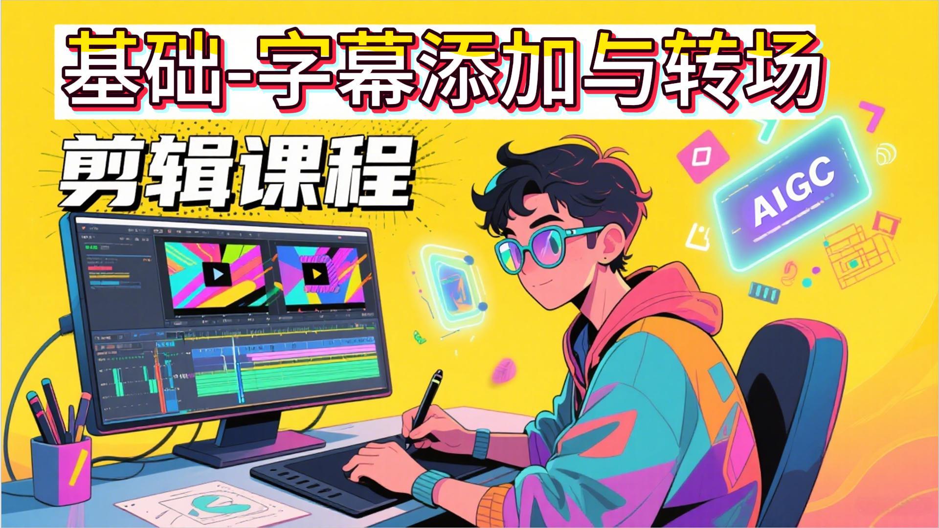 剪辑课程-基础-第4课-字幕添加与转场