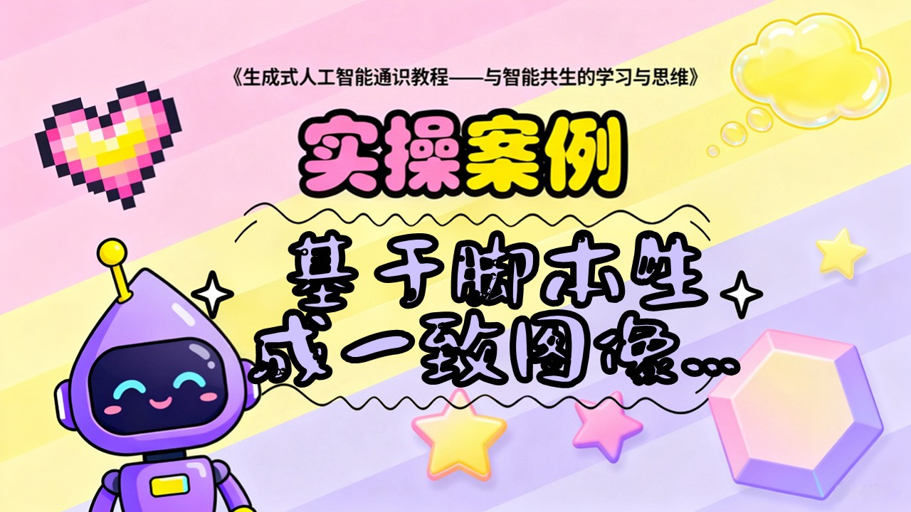 基于脚本生成一致图像-案例实操